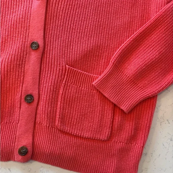 J.Crew V-neck cotton-cashmere cardigan sweater in Large - Picture 3 of 10